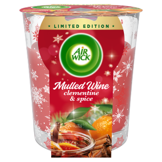 Airwick Mulled Wine With Clementine & Spice Candle 105g Airwick Mulled Wine With Clementine & Spice Candle 105g